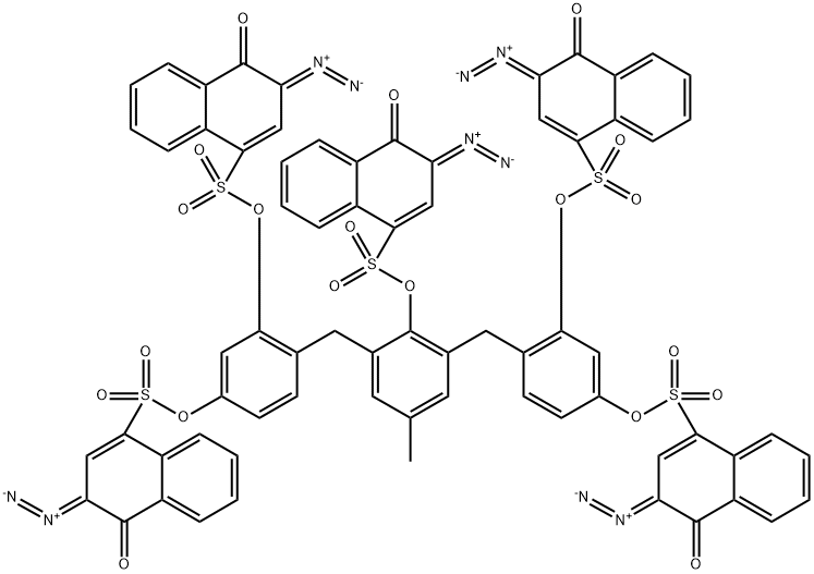 NAPHTHOQUINONE DIAZIDE ESTER DERIVATIVE Structure