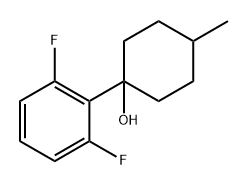 1-(2,6-difluorophenyl)-4-methylcyclohexanol Structure