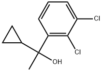 2,3-Dichloro-α-cyclopropyl-α-methylbenzenemethanol Structure