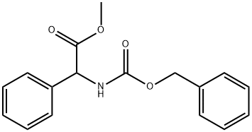 Benzeneacetic acid, α-[[(phenylmethoxy)carbonyl]amino]-, methyl ester 구조식 이미지