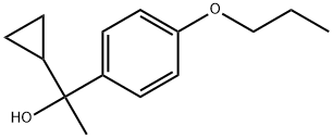 α-Cyclopropyl-α-methyl-4-propoxybenzenemethanol Structure