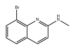 8-bromo-N-methylquinolin-2-amine Structure