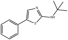 N-(tert-butyl)-5-phenylthiazol-2-amine 구조식 이미지