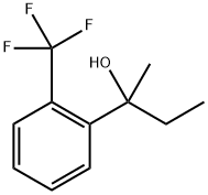 2-(2-(trifluoromethyl)phenyl)butan-2-ol Structure