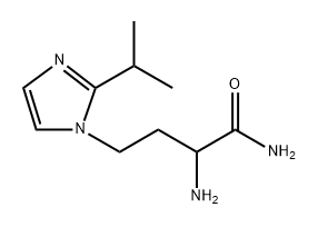 2-Amino-4-(2-isopropyl-1h-imidazol-1-yl)butanamide Structure