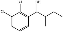 2,3-Dichloro-α-(1-methylpropyl)benzenemethanol Structure