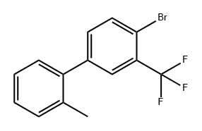 4'-bromo-2-methyl-3'-(trifluoromethyl)-1,1'-biphenyl Structure