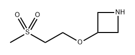 3-(2-(Methylsulfonyl)ethoxy)azetidine Structure