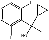 α-Cyclopropyl-2,6-difluoro-α-methylbenzenemethanol Structure