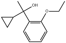 α-Cyclopropyl-2-ethoxy-α-methylbenzenemethanol Structure