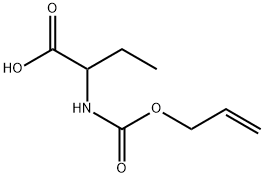 N-Allyloxycarbonyl-2-aminobutanoic acid Structure