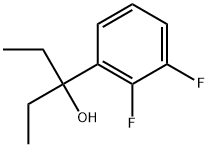 α,α-Diethyl-2,3-difluorobenzenemethanol 구조식 이미지