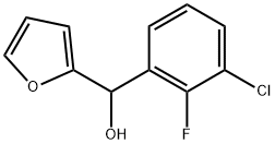 (3-chloro-2-fluorophenyl)(furan-2-yl)methanol Structure