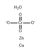 Copper-zinc chromate complex Structure