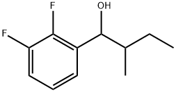 2,3-Difluoro-α-(1-methylpropyl)benzenemethanol Structure