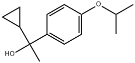 α-Cyclopropyl-α-methyl-4-(1-methylethoxy)benzenemethanol Structure