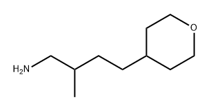 2H-Pyran-4-butanamine, tetrahydro-β-methyl- Structure