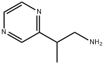 2-(pyrazin-2-yl)propan-1-amine Structure