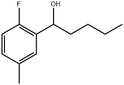 α-Butyl-2-fluoro-5-methylbenzenemethanol Structure