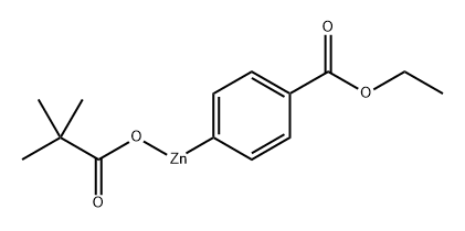 (3-(Ethoxycarbonyl)benzyl)zinc pivalate (1.05 mmol/g ) 구조식 이미지