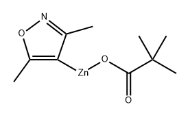 (3,5-Dimethylisoxazol-4-yl)zinc pivalate (1.03 mmol/g) 구조식 이미지
