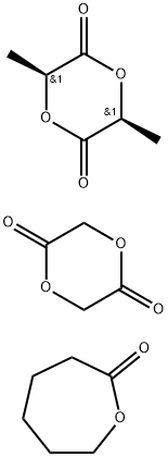 POLY(L-LACTIDE-CO-CAPROLACTONE-CO-GLYCO& Structure
