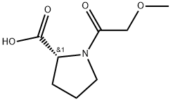 (2-Methoxyacetyl)-D-proline Structure