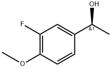 (1S)-1 -(3-FLUORO-4-METHOXYPHENYL)ETHAN-1 -OL 구조식 이미지