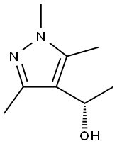 1H-Pyrazole-4-methanol, α,1,3,5-tetramethyl-, (αS)- 구조식 이미지