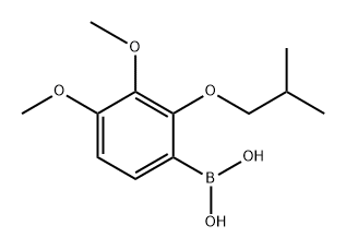 3,4-Dimethoxy-2-(isobutoxy)phenylboronic acid Structure