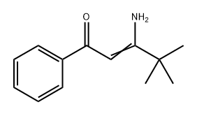 3-Amino-4,4-dimethyl-1-phenyl-pent-2-en-1-one Structure