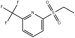 2-(Ethylsulfonyl)-6-(trifluoromethyl)pyridine Structure