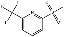 2-(Methylsulfonyl)-6-(trifluoromethyl)pyridine Structure