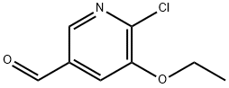 6-chloro-5-ethoxynicotinaldehyde Structure