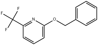 2-(Phenylmethoxy)-6-(trifluoromethyl)pyridine Structure