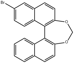Dinaphtho[2,1-d:1',2'-f][1,3]dioxepin, 9-bromo-, (11bR)- 구조식 이미지