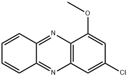 3-Chloro-1-methoxyphenazine Structure