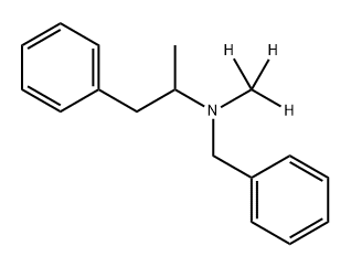 [2H3]-Benzphetamine, racemic mixture Structure