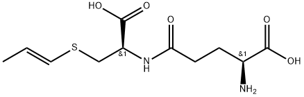 L-Cysteine, L-γ-glutamyl-S-(1E)-1-propen-1-yl- Structure