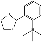 (2-(1,3-dioxolan-2-yl)phenyl)trimethylsilane Structure