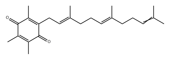 2,3,6-Trimethyl-5-farnesyl-1,4-benzoquinone Structure