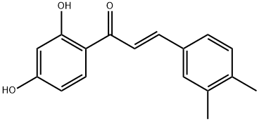 3,4-Dimethyl-2 ', 4' - dihydroxychalcone Structure