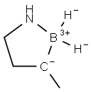 3-Methyl-2-bora-tetrahydropyrrole Structure