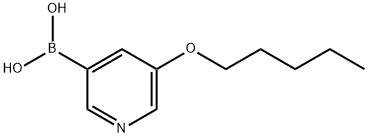 B-[5-(Pentyloxy)-3-pyridinyl]boronic acid Structure