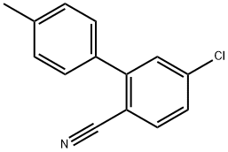 5-Chloro-4'-methyl[1,1'-biphenyl]-2-carbonitrile Structure