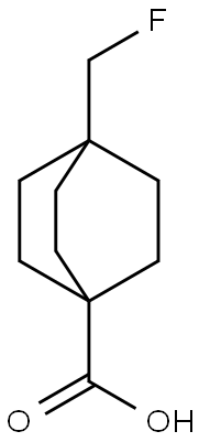 4-(fluoromethyl)bicyclo[2.2.2]octane-1-carboxylic
acid Structure