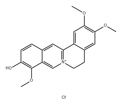 Dehydrocorydalmine Chloride Structure