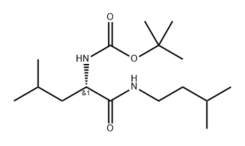 BOC-S-N\'i-Pentane - leucine amide Structure