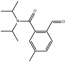 2-Formyl-5-methyl-N,N-bis(1-methylethyl)benzamide Structure