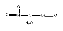 Bismuth nitrate oxide (Bi(NO3)O), hydrate (1:1) 구조식 이미지